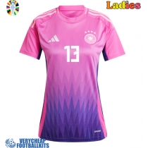 Germany Thomas Muller #13 Replica Away Shirt Ladies Euro 2024 Short Sleeve